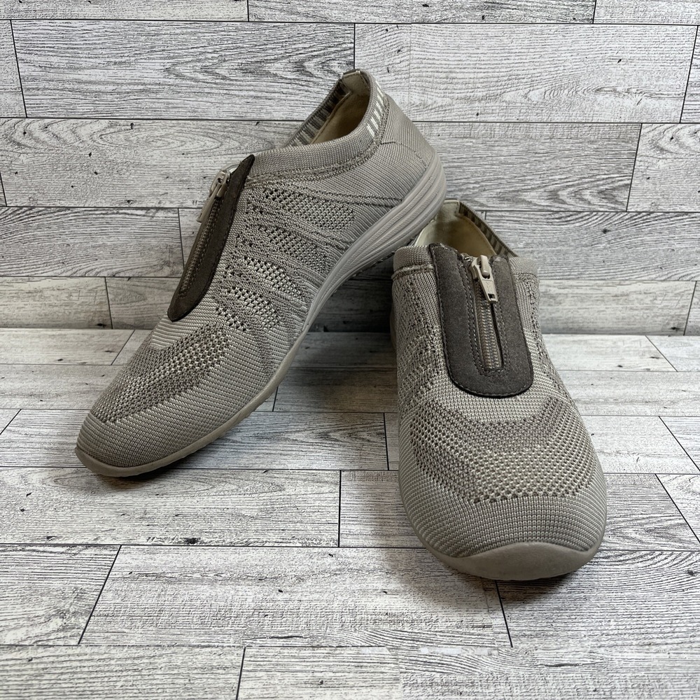 Skechers Classic Fit Unity Transcend Tan Walking Sneaker Shoes Women Size 8.5